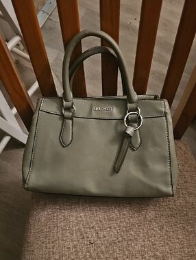 Nine West Sage Green Top-Handle Satchel